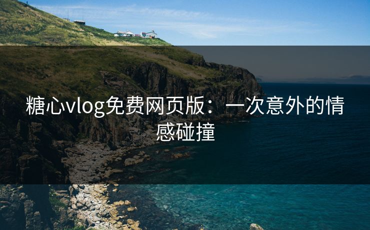 糖心vlog免费网页版：一次意外的情感碰撞