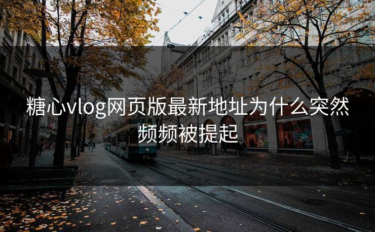 糖心vlog网页版最新地址为什么突然频频被提起